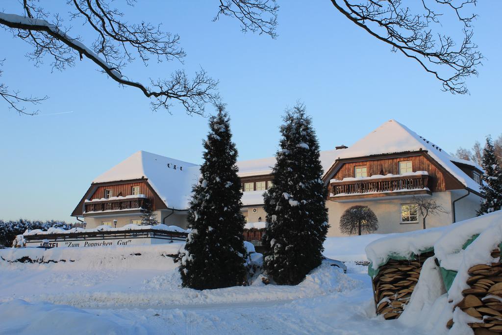 Hotel Zum Poppschen Gut Ольбернхау Экстерьер фото